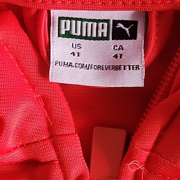 4T Red ZIP Up Puma - Picture 2 of 4